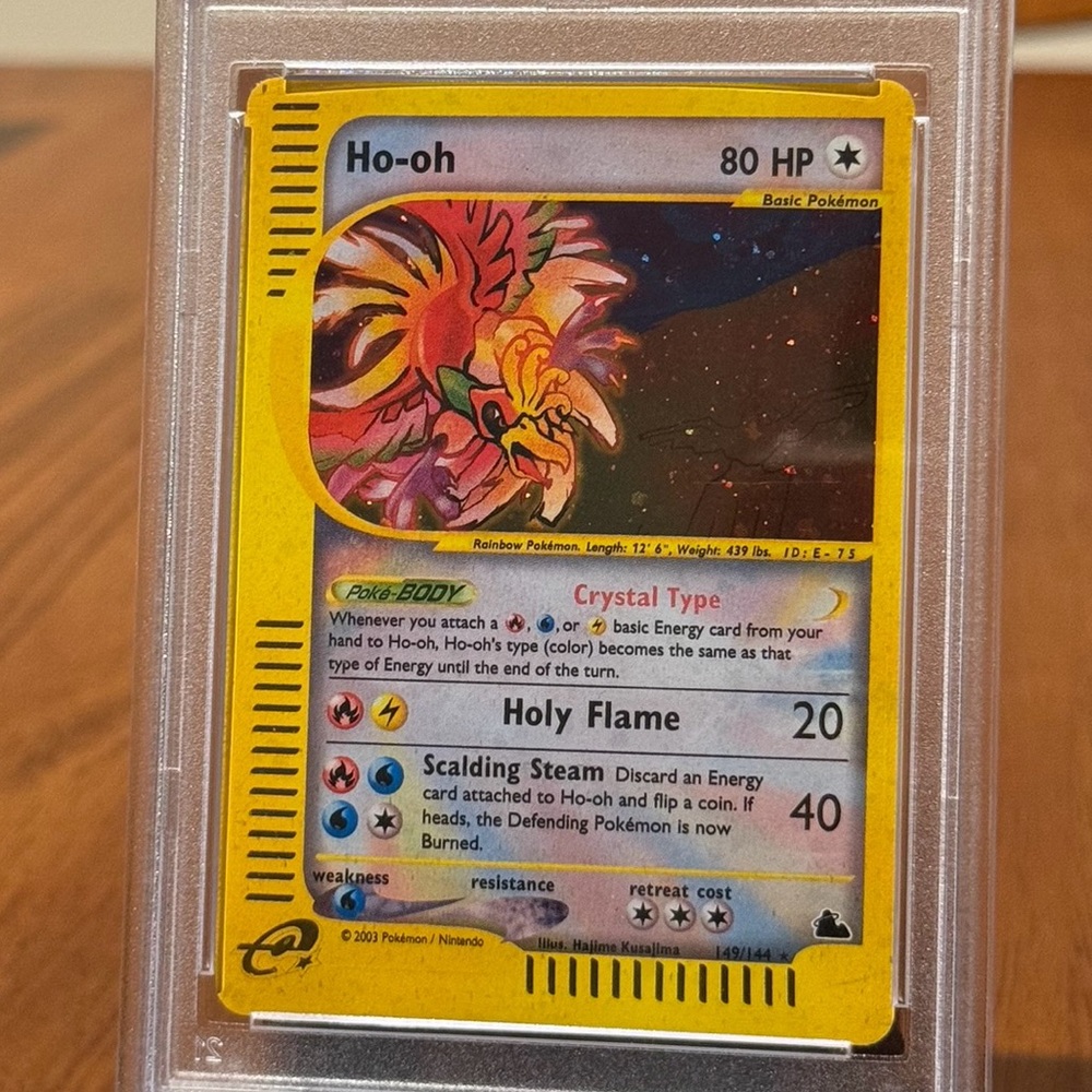 PROXY FAN MADE Ho-oh Pokémon Trading CardPSA10